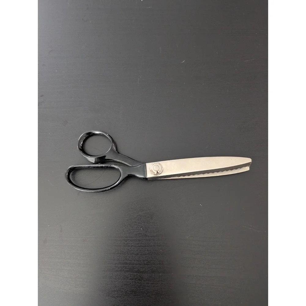 Vintage WISS Pinking Shears Scissors‎ Sewing Rare VG C B 7 CB7 USA 7 1/2